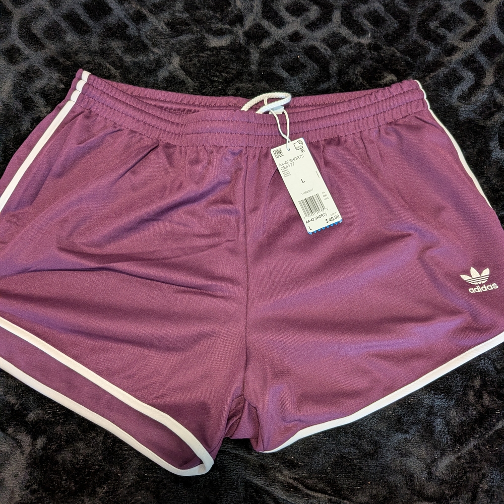 Adidas Women's Purple Shorts